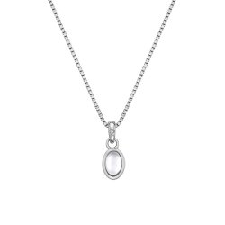 Hot Diamonds Silver Diamond set Moonstone Pendant - June