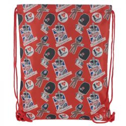 Mr Bean Long Live The Bean Red London Drawstring Bag