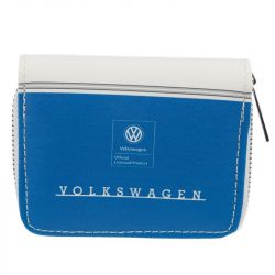 Volkswagen VW Campervan Blue Zip Round Purse Wallet