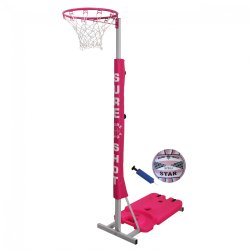 Sure Shot Easiplay Pink Junior Netball Set