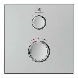 Ideal Standard Ceratherm Navigo Built-In Square Thermostatic 1 Outlet Chrome Shower Mixer