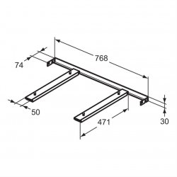 Ideal Standard i.life B 400mm Vessel Basin & 1200mm Furniture Units with 2 Shelves