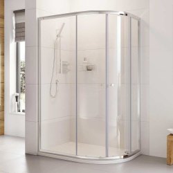 Roman Showers Haven Two Door Offset Quadrant Shower Enclosure - 1200mm X 800mm