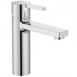 Roca Naia Chrome Smooth Bodied Medium Height Basin Mixer