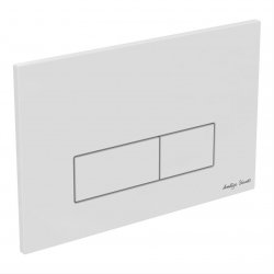 Armitage Shanks Oleas M2 Mechanical Dual Flushplate - White