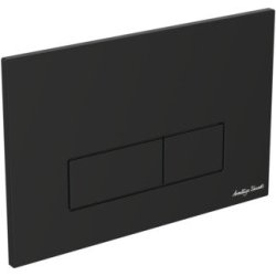 Armitage Shanks Oleas M2 Mechanical Dual Flushplate - Black