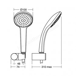 Ideal Standard IdealRain Pro M1 Set