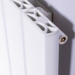 DQ Heating Moto 1800 x 595mm Vertical White Radiator