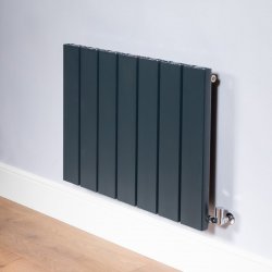 DQ Heating Moto 600 x 475mm Horizontal Anthracite Radiator