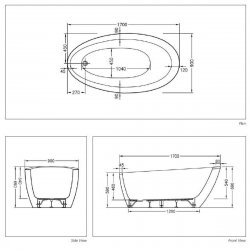 Vitra Silence Freestanding Bath