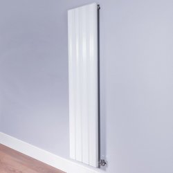 DQ Heating Moto 1800 x 475mm Vertical White Radiator