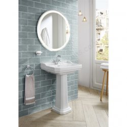 Roca Carmen 800 x 500mm 1 Tap Hole Wall-Hung Basin