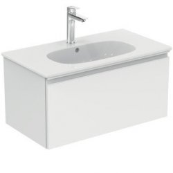 Ideal Standard Tesi Gloss White 80cm 1 Drawer Vanity Unit