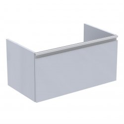 Ideal Standard Tesi Gloss Light Grey 80cm 1 Drawer Vanity Unit