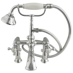 Silverdale Victorian Bath/Shower Mixer - Chrome