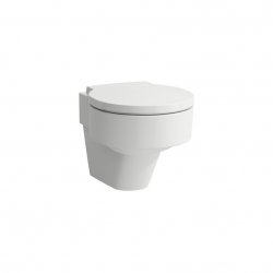 Laufen Val Rimless Wall-Hung Toilet - White