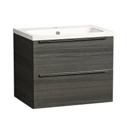 Tavistock Cadence 600mm Wall Mounted Vanity Unit - Tundra Wood