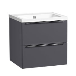Tavistock Cadence 500mm Wall Mounted Vanity Unit - Storm Grey