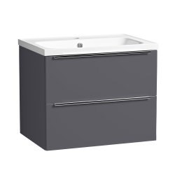 Tavistock Cadence 600mm Wall Mounted Vanity Unit - Storm Grey