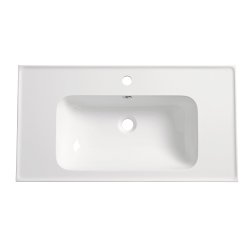 Tavistock Cadence 800mm Wall Mounted Vanity Unit - Gloss White