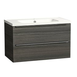 Tavistock Cadence 800mm Wall Mounted Vanity Unit - Tundra Wood
