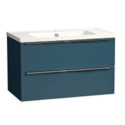Tavistock Cadence 800mm Wall Mounted Vanity Unit - Oxford Blue