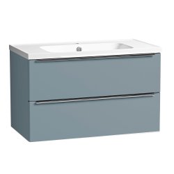 Tavistock Cadence Gloss Spruce 800mm Wall Mounted Unit & Basin