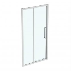 Ideal Standard i.life 1100mm Bright Silver Sliding Door
