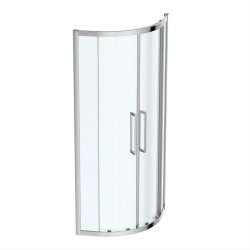 Ideal Standard i.life 800mm Bright Silver Quadrant Enclosure