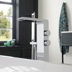 Vado Omika Floorstanding Bath Shower Mixer with Shower Kit