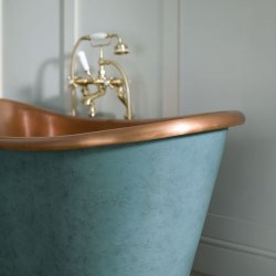 BC Designs 1500mm Verdigris Copper Boat Bath