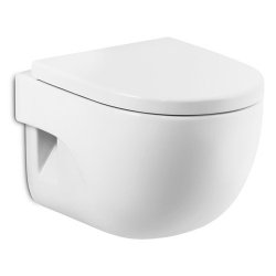 Roca Meridian-N Compact Wall Hung Pan with Horizontal Outlet