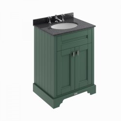 BC Designs Victrion 600mm Forest Green 2 Door Basin Unit