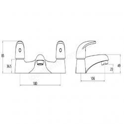 RAK Basic Bath Filler