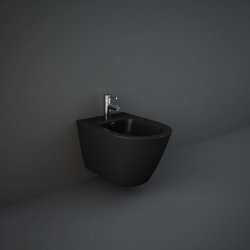 RAK Ceramics Feeling 360mm Wall Hung Matt Black Bidet