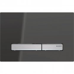 Geberit Sigma 50 Smoked Glass Reflective Dual Flush Plate