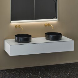 Geberit VariForm 750mm One Drawer White Vanity Unit for Lay-On Basin
