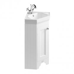 Bayswater Fitzroy Corner Cabinet Pointing White