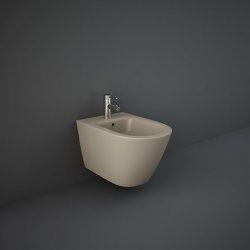 RAK Ceramics Feeling 360mm Wall Hung Matt Cappuccino Bidet