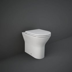 RAK Ceramics Feeling Rimless 365mm Back to Wall Matt White Pan