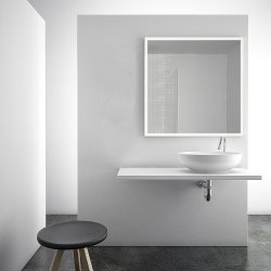 Origins Living 1200mm Solid Light Mirror - Satin Aluminium
