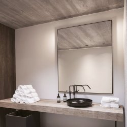 Origins Living 500mm Docklands Rectangular Mirror - Black