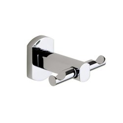 Origins Living Edera Plus Double Robe Hook - Chrome