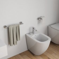 Origins Living 600mm G Pro Towel Rail - Brushed Stainless Steel