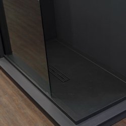 Kudos Connect 2 1300 x 800mm Rectangle Shower Tray - Slate Finish