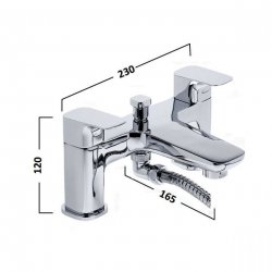 Tavistock Signal Bath Shower Mixer and Handset