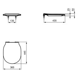 Ideal Standard Connect Air Slim Soft Close Toilet Seat