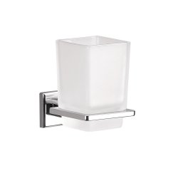 Origins Living Colorado Glass Tumbler Holder - Chrome