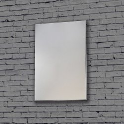 Origins Living 600mm Metro Framed Mirror - Chrome