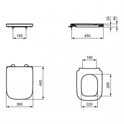 Ideal Standard i.life A 60cm Natural Oak WC Unit